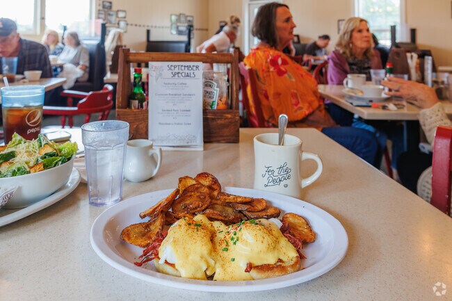 Order from a variety of different breakfast and lunch items at Chomper Cafe in Atlas-Prairie.