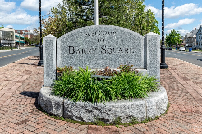 Barry Square is named for Father Michael Barry, a priest who built a church in 1902.