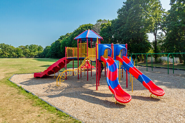 Kids love the playground at Saint James Elementary School in Nissequogue.