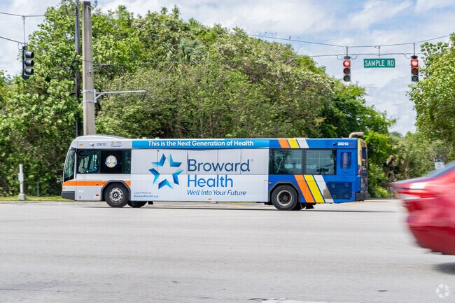 Getting around Palm Beach Farms is easy with the neighborhood bus service.