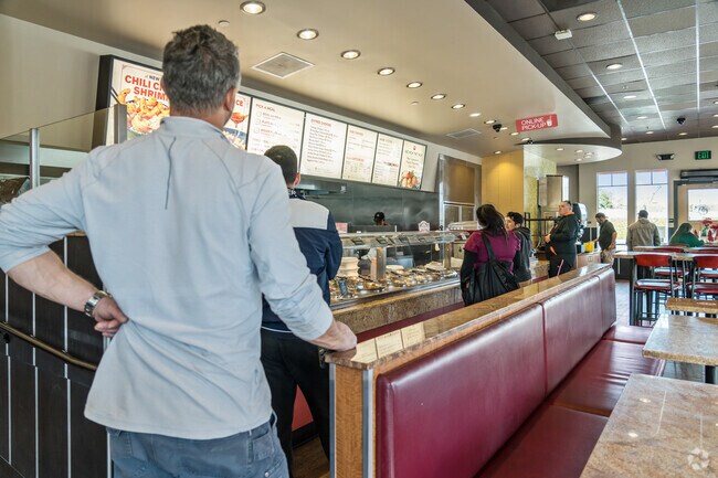 Anticipation at Panda Express for a hearty meal in Carlmont.