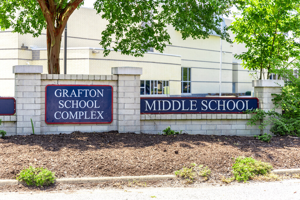 Grafton Middle School has almost 900 students in grades 6-8.