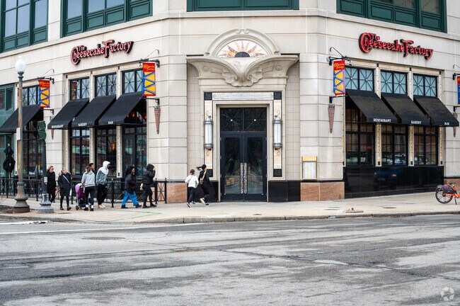 Satisfy your cravings at Cheesecake Factory, a short drive from Smith Hill in Providence.