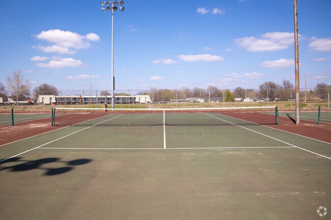 Hicks Park has tennis among other activities for residents in Millwood.