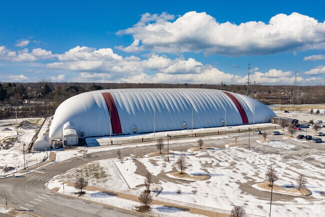 Sparta Dome in Crown Point has indoor fields for soccer, baseball, and flag football.