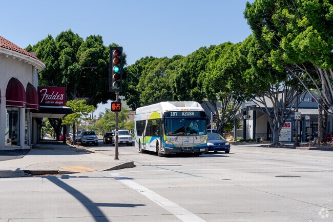 Catch the city bus to venture in and around Pasadena, Ca.