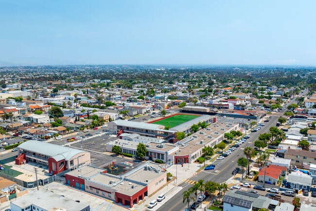 A view from above Edison Elementary School in Corridor.