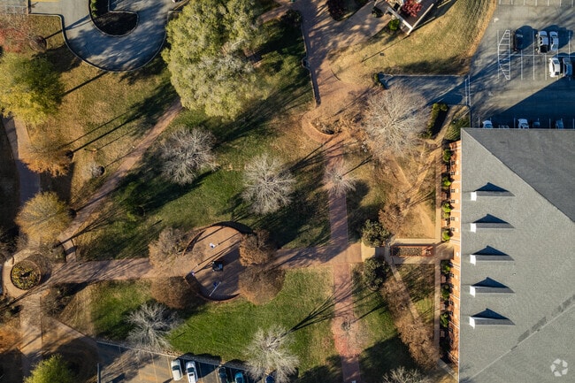 The Tigerville neighborhood showcases beautiful landscaping.