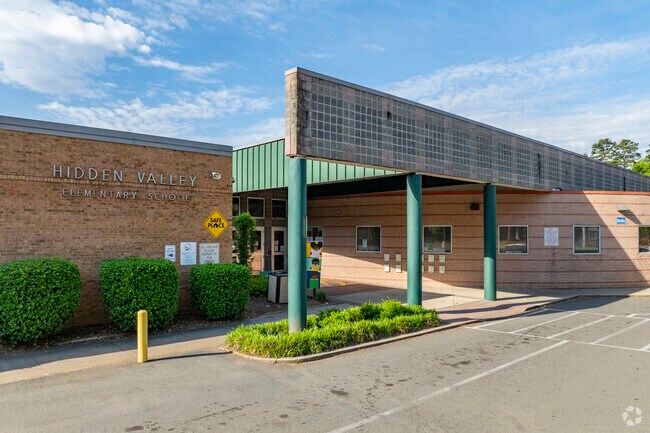 Main entrance for Hidden Valley Elementary School.