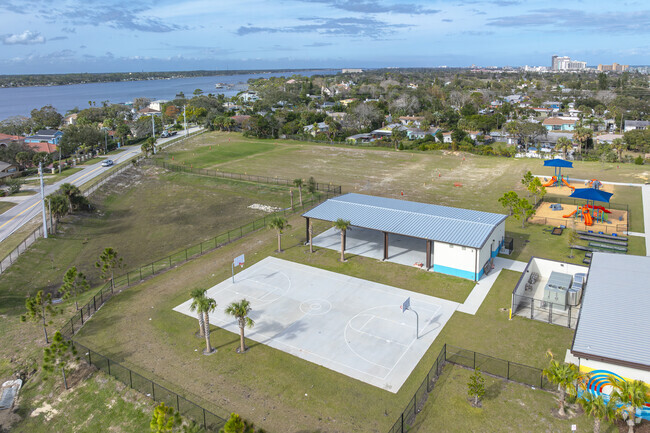 Let your child feel the sea breeze while having physical education at Beachside Elementary.