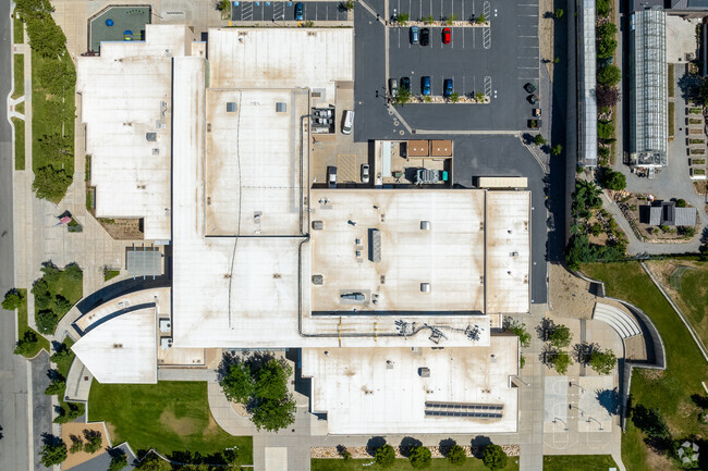 A bird’s eye view of the layout at Hillside Middle School.