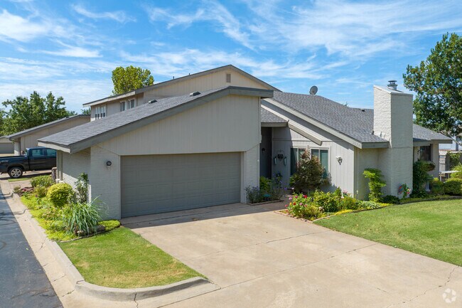 Hefner Village is home to a variety of contemporary townhomes.