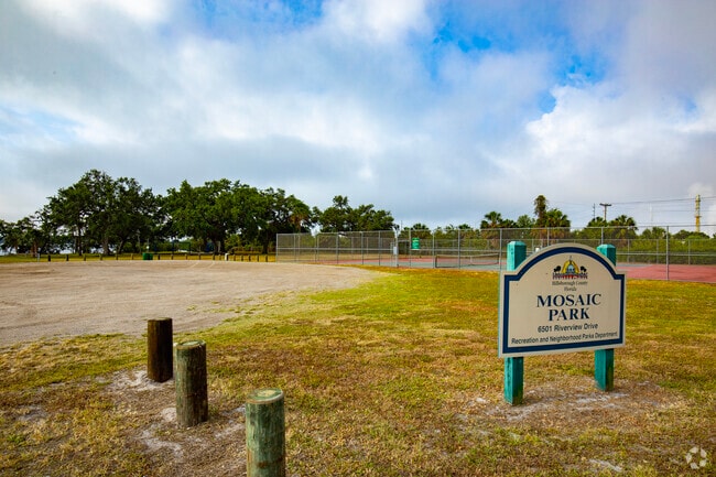 Mosaic Park is located along Riverview Drive in Great Palm River Point.