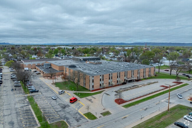 Central High School serves grades 9-12.