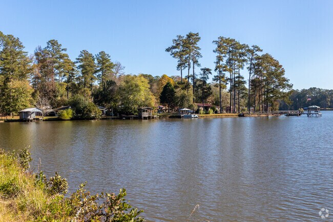 Homes on Clearwater Lake get to enjoy this beautiful view.