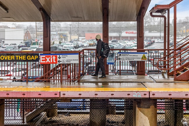 If you're heading into the city, take the train, conveniently located near Muttontown.