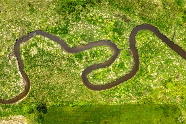 The Johns River flows through Newport Town, supplying vital water to surrounding farmland.