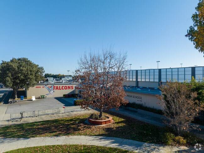 Learning blossoms at Saratoga High School.