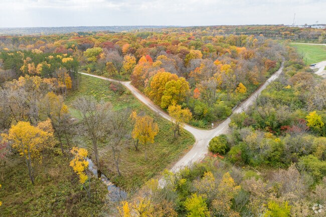 Enjoy the serene surroundings at Waterfall Glen Forest Preserve.