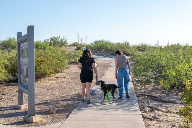 Sonoma Ranch residents can stroll the 3-mile path at Desert Trails Community Park.
