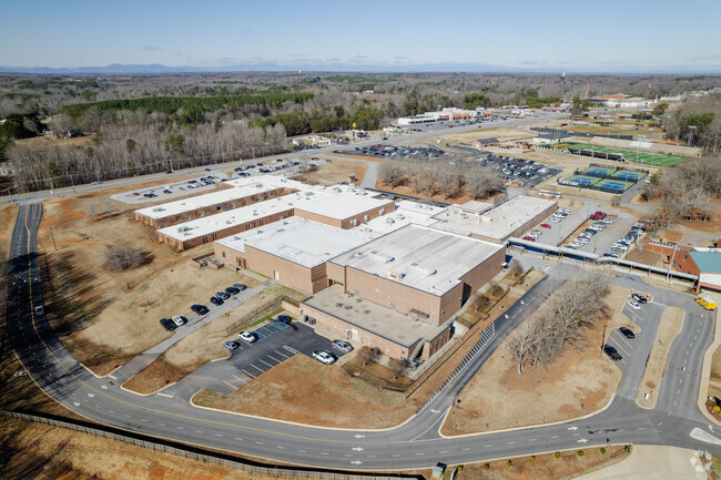 Aerial overview of Chesnee High School
