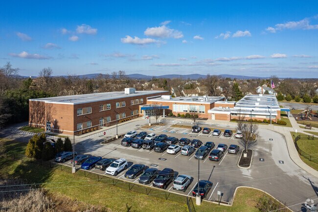 Shiloh - School Low Aerial