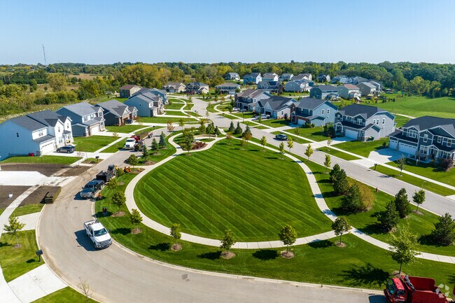 West Hawthorn Hills features a nice open green space for a picnic or a game of catch.