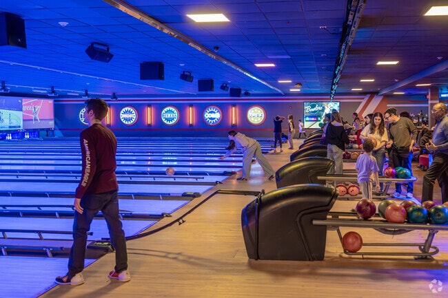 Bowlero near Fairview is the most popular bowling alley in the county and is perfect for parties and corporate events.