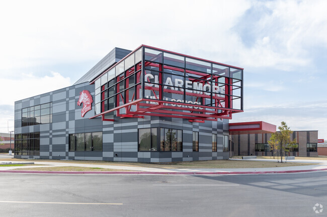 Claremore High School has beautiful new additions to the campus including this artistic signage.