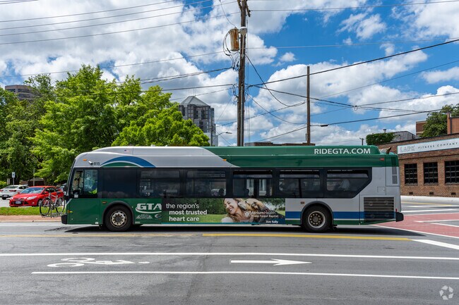 GTA busses service Dunleath and the greater Greensboro area.