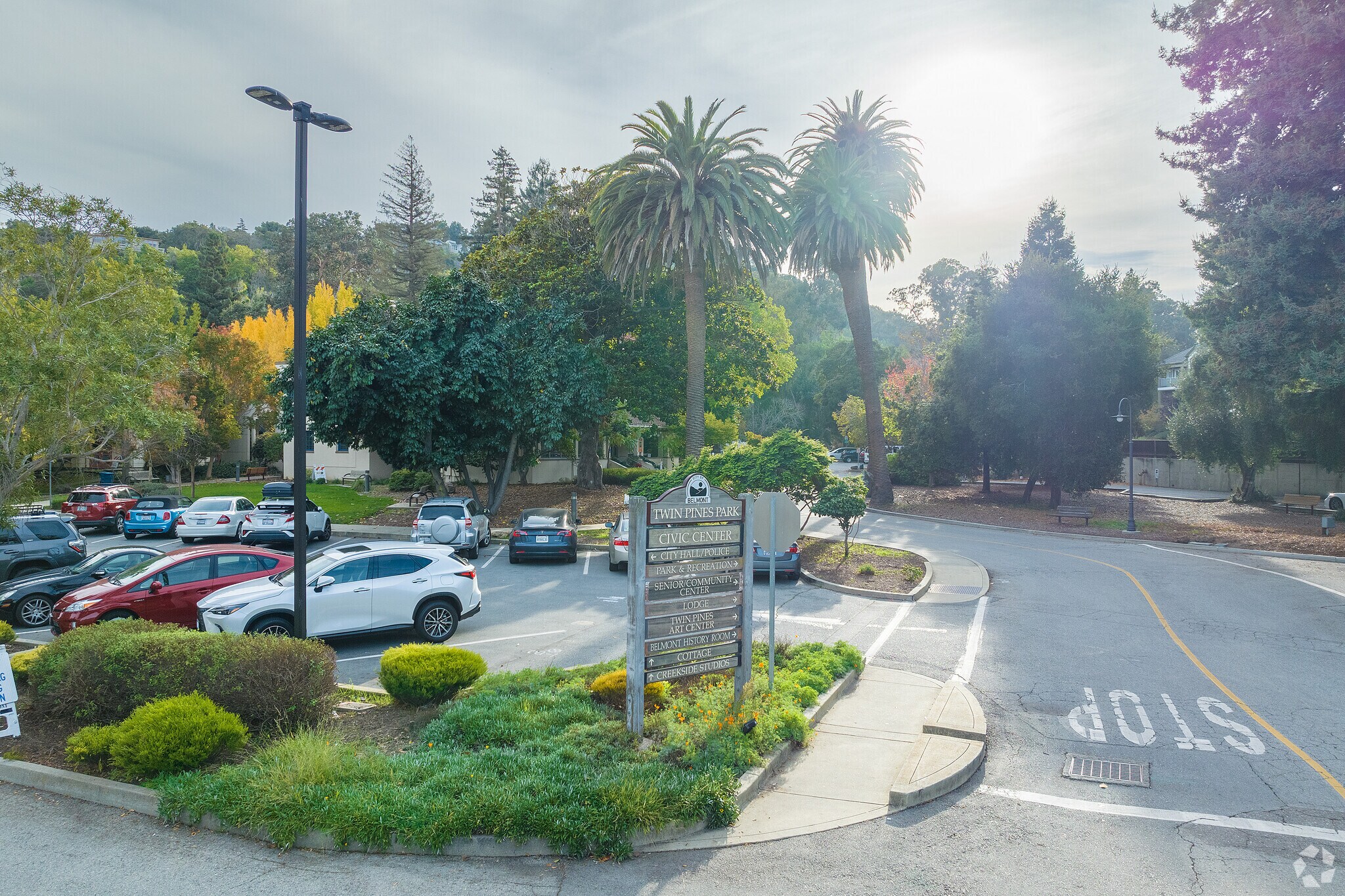 Twin Pines Park is a popular location for community events in Carlmont.