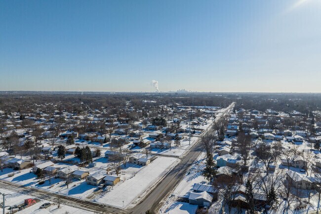 The Birch Grove neighborhood is just a short drive away from Minneapolis.