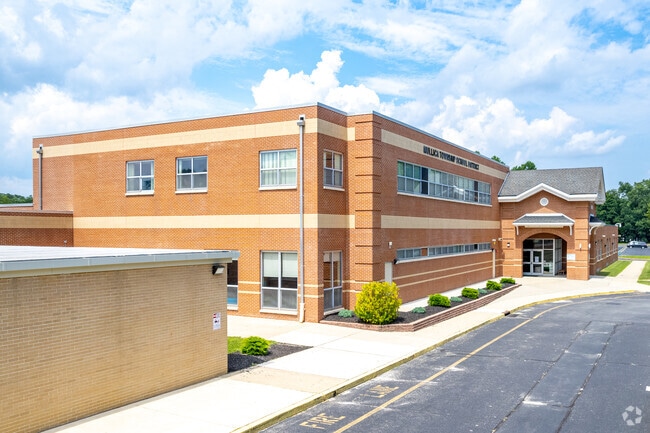 Mullica Township Elementary & Middle School share the same building.