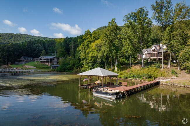 You can find many homes with floating docks and boathouses in Haletown.