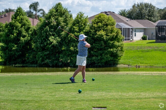 Village of Belvedere residents spend their afternoon on one of dozens of local golf courses.