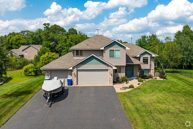 With Mud Lake nearby, boats are frequently found outside Stacy homes.