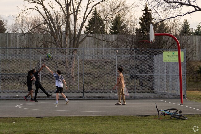 Dingens Park in Sloan has basketball, baseball and a playground.