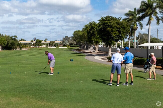 The fairways at The Landings Yacht, Golf and Tennis Club are ideal local greens.