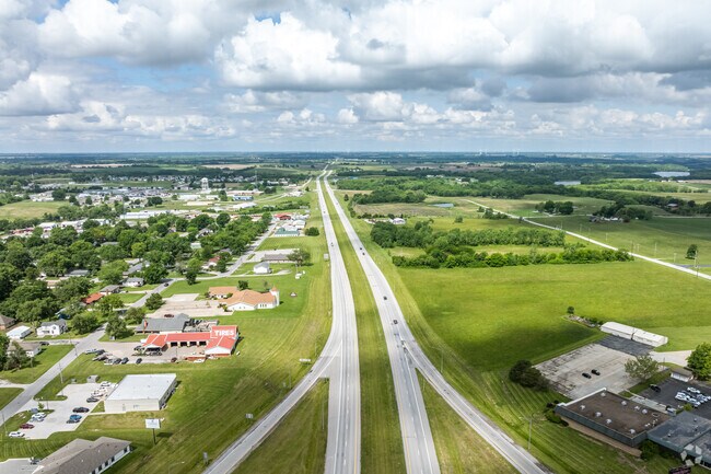 Cameron commuters drive through miles of farmland on both I-35 and and Route 36 highways.