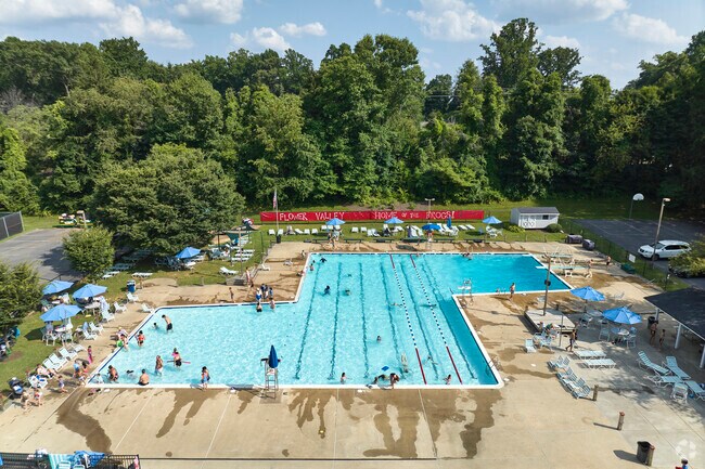 Cool off at the Flower Valley community pool.