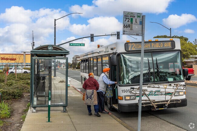 AC Transit runs many different bus lines in San Pablo.