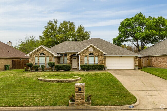 Single family ranch style home with brick exteriors are popular in North Richland Hills.
