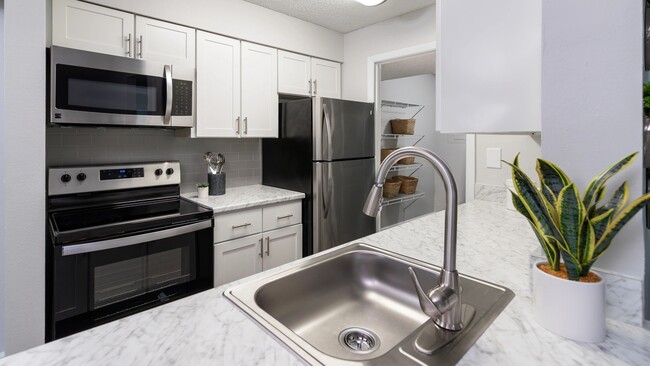 Our kitchens are equipped with state-of-the-art stainless-steel appliances for ultimate culinary delight in a space that you’ll love to be.