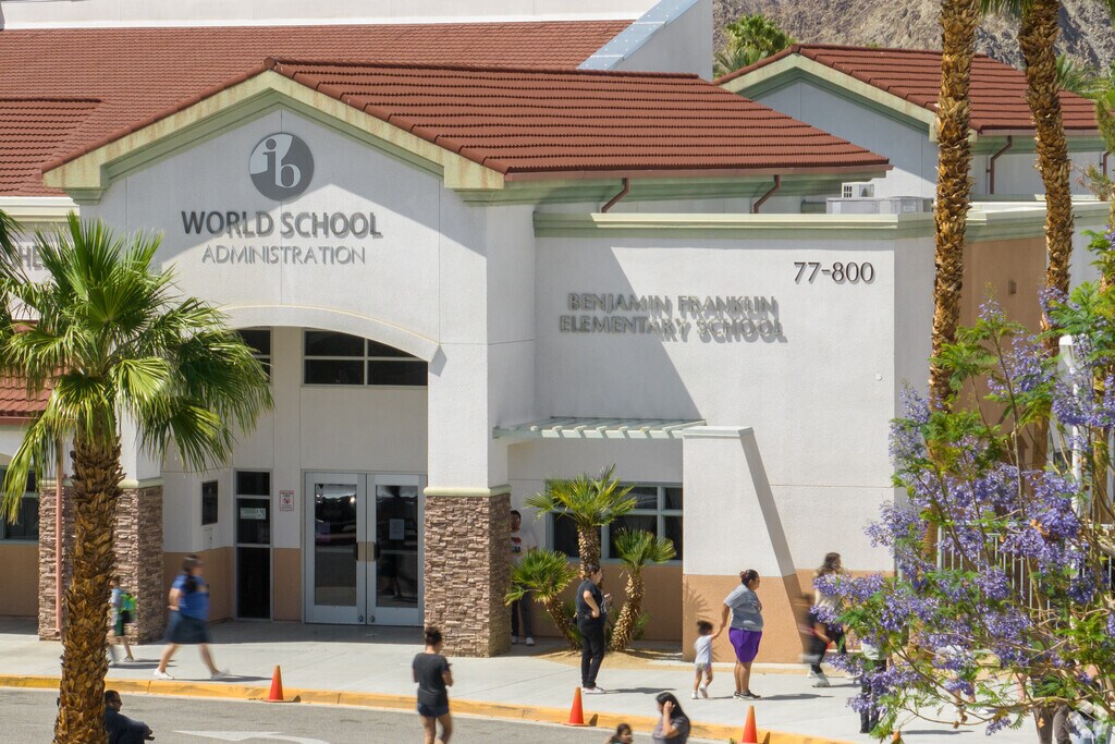 Benjamin Franklin Elementary School educated children in grades K-5.