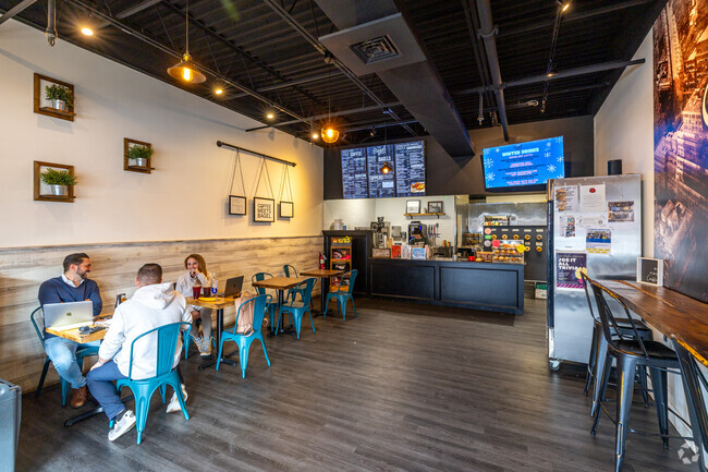 Close by to the Pinehurst neighborhood is The Bagel Bar, a local breakfast and lunch shop.
