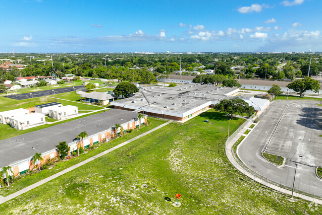 Aerial of Croton Elementary School.