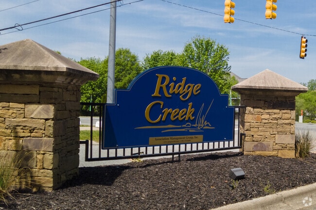 Ridge Creek is a popular townhouse subdivision in Boone Valley.