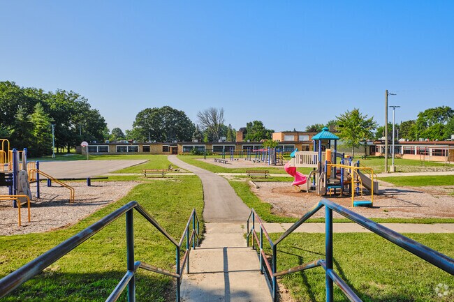 Play area behind Erickson Elementary.