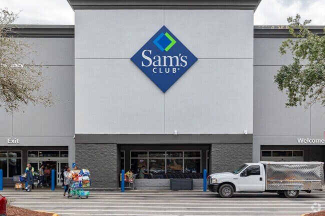 Sam's Club offers club-priced groceries and bulk items near Four Seasons.