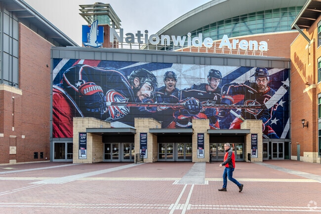 Nationwide Arena is located 17 miles from the Fodor community.